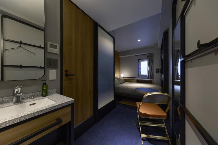 「BASE LAYER HOTEL FUKUOKA」ダブルルーム