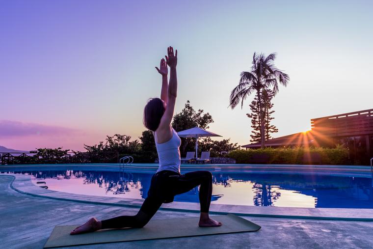 「ココ ガーデンリゾート オキナワ」ヨーガ