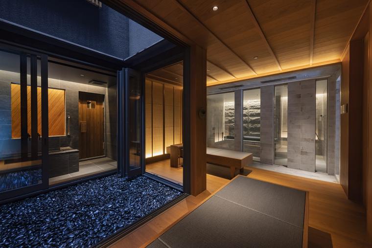 「鈴 京都鴨川 hitotose 夏-Natsu-」1階サウナ