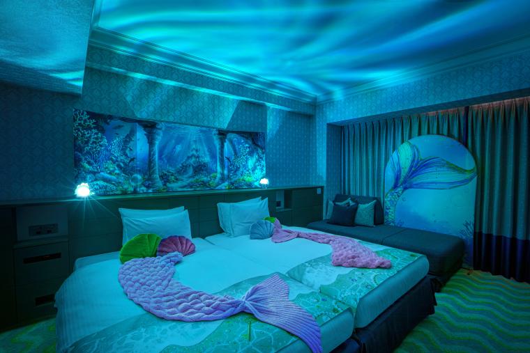 「ホテルオークラ東京ベイ」マーメイド ストーリー ルーム・消灯