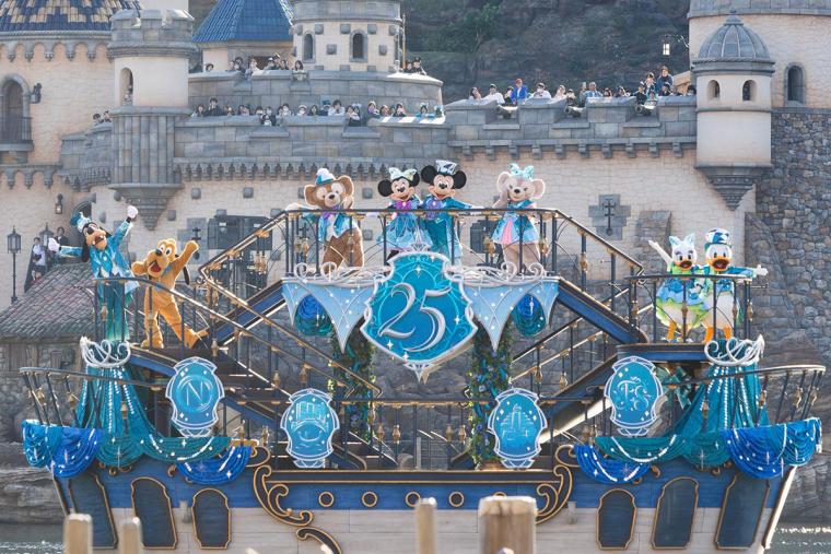 東京ディズニーシー 25周年イベント「スパークリング・ジュビリー・セレブレーション」