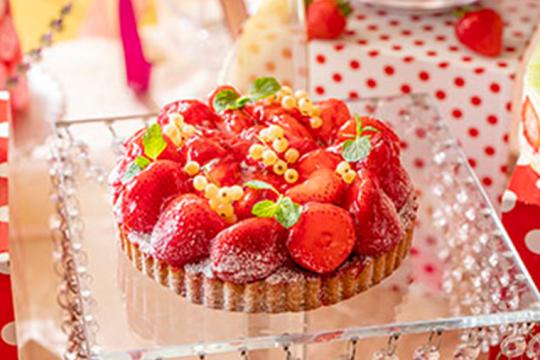 ヒルトン東京「マーブルラウンジ」 いちごビュッフェ