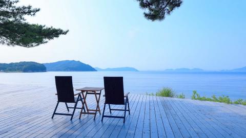 ベネッセハウス 直島 テラス