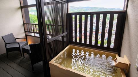 草津の露天風呂付き客室のある人気温泉宿ランキング