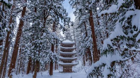 羽黒山五重塔