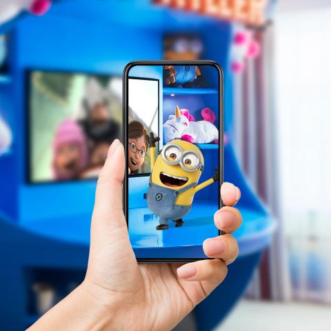 「ホテル ユニバーサル ポート」ミニオンARフィルター