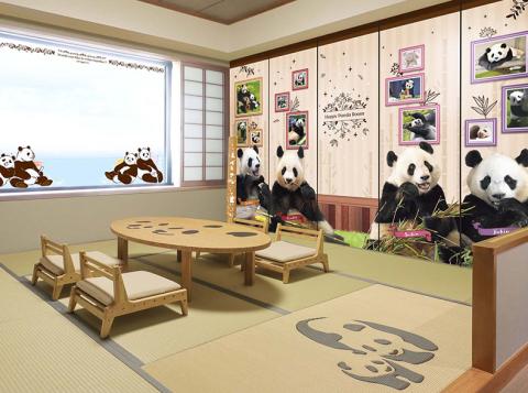 「アドベンチャーワールド」×「南紀白浜マリオットホテル」パンダコラボルーム