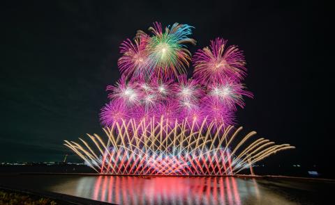 「JAPAN FIREWORKS EXPO」万博開幕日