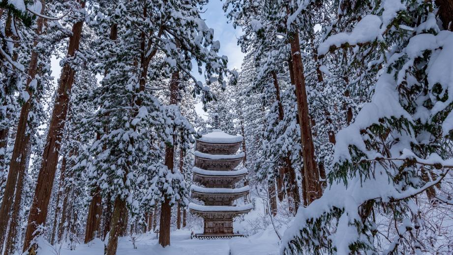 羽黒山五重塔