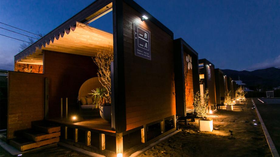 トレーラーハウスの外観