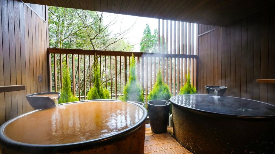 貴賓室「和光」の露天風呂