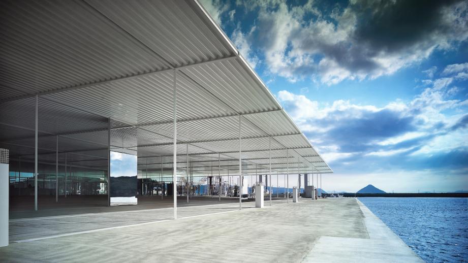 瀬戸内国際芸術祭　妹島和世＋西沢立衛 / SANAA  海の駅「なおしま」