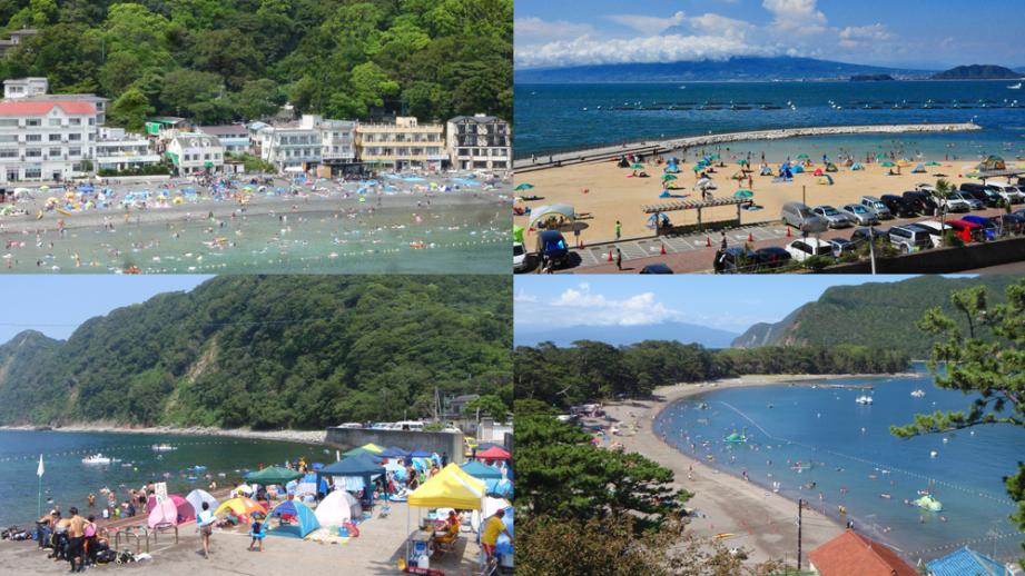 良好な水質とされた静岡県沼津市の水浴場