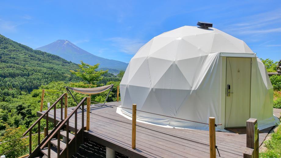 「杓子山ゲートウェイキャンプ -Mt.Shakushi Gateway Camp-」のドームテント
