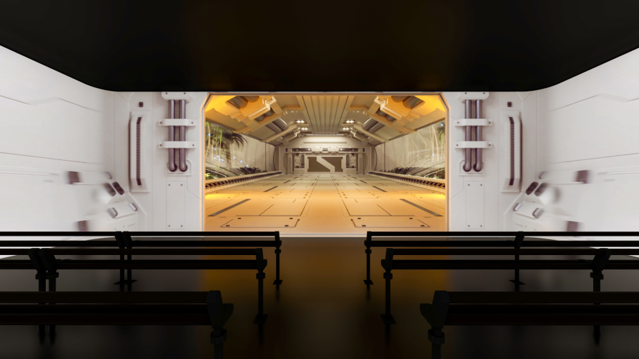 「DMMかりゆし水族館」の「はいさいゲート」