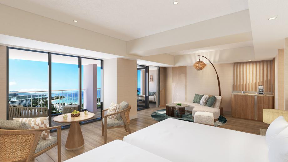 「オリエンタルホテル 沖縄リゾート&スパ」最上層の「クラブルーム」をリニューアル