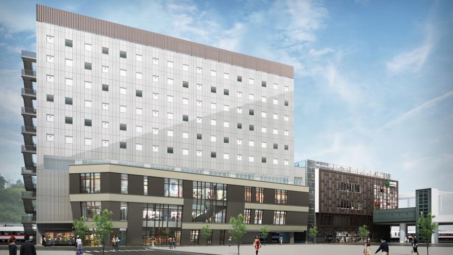 「ホテルB4Tいわき」外観イメージ