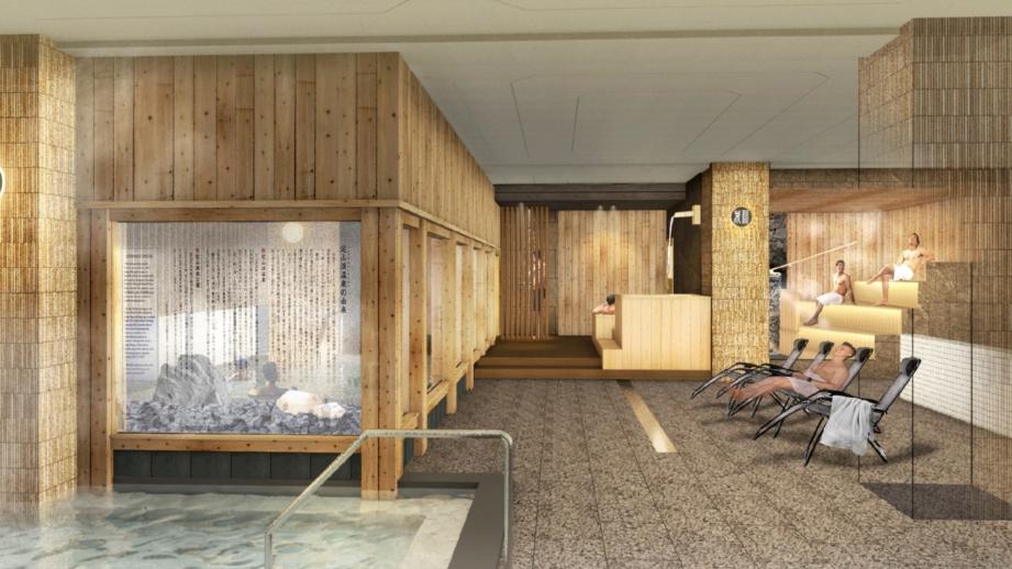 ホテル鹿の湯にオープンした「サウナ・鹿の蒸」（イメージ）