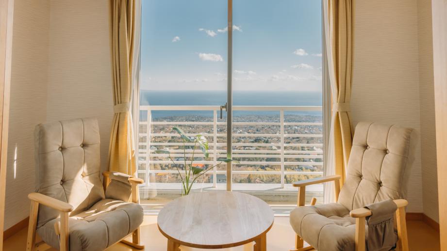 全室オーシャンビューの客室