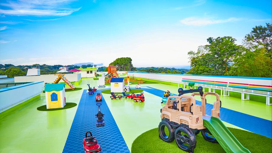 アクティビティを楽しめる屋上の「おそらテラス」