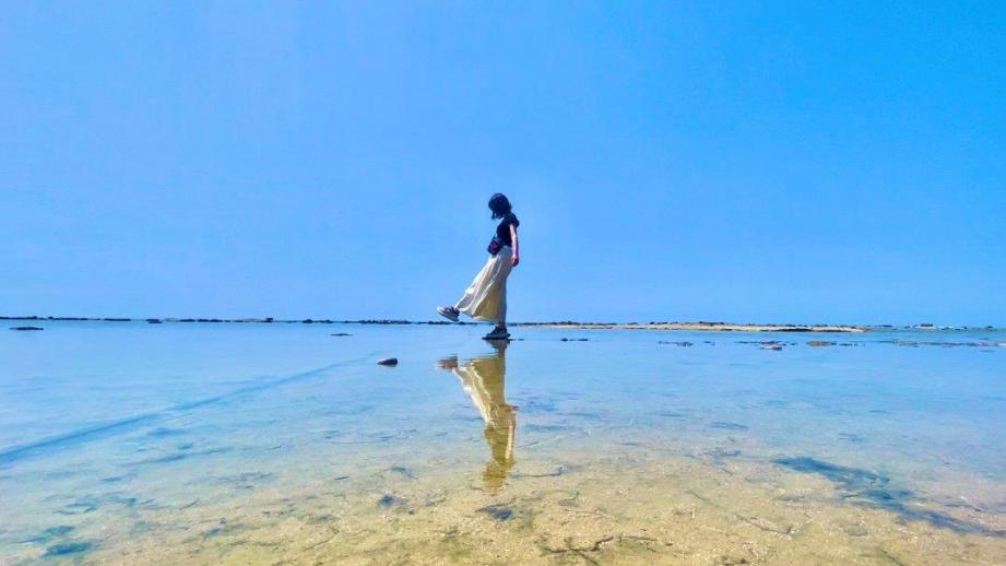 島根で見つけたウユニ塩湖のような写真が撮れるスポット！薄暗いトンネルの先にある絶景！