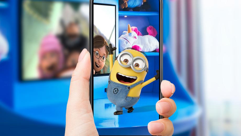 「ホテル ユニバーサル ポート」ミニオンARフィルター