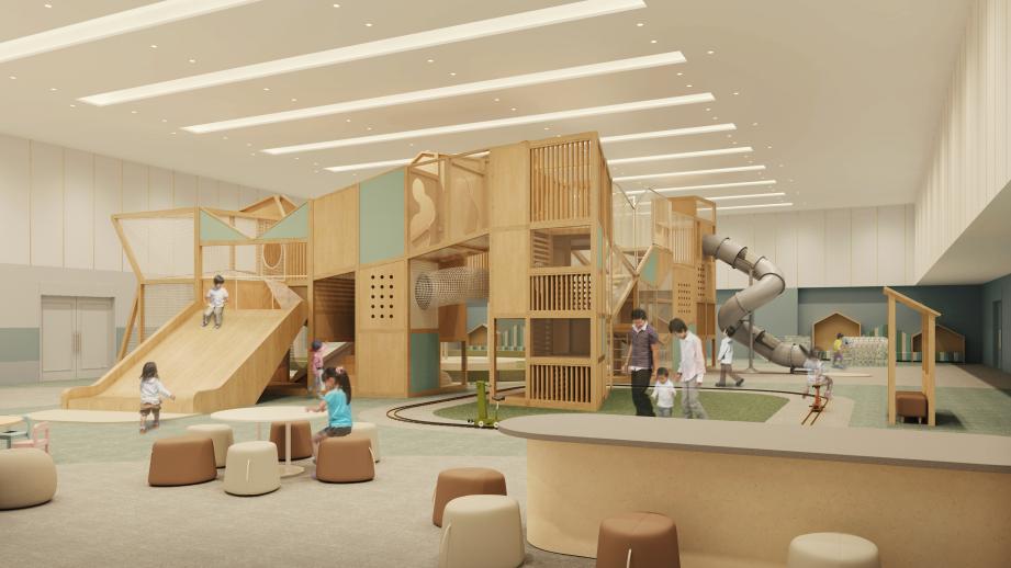 全天候型アクティビティ施設「杜の8（もりのえいと）」