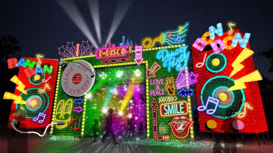 イルミ×音楽にクリスマスマーケット！「東京ドイツ村ウインターイルミネーション2024-2025」