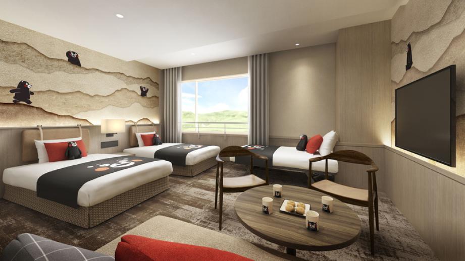 熊本「亀の井ホテル 阿蘇」に「くまモン」コンセプトルーム登場！