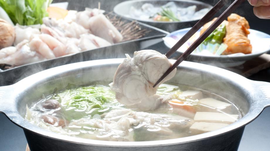 「淡路島3年とらふぐ」てっちり鍋