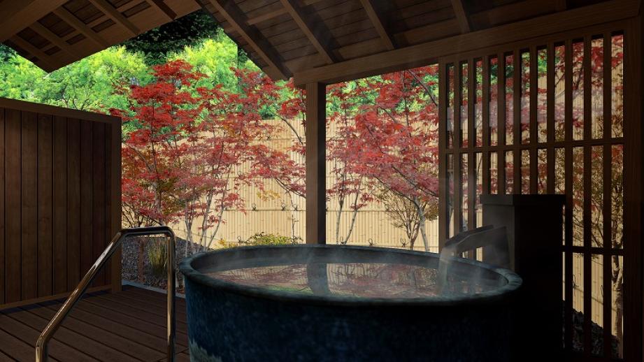 山形「あつみ温泉　萬国屋」に庄内の海がテーマの露天風呂付客室をリニューアル新登場