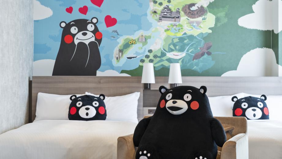 「三井ガーデンホテル熊本」くまRoom®（モデレートツイン+ソファベッド）