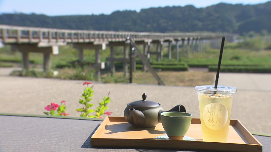 【静岡県島田市・897.4 茶屋】世界一長い木造橋で味わう至福の静岡茶 「厄なし」の名を持つ御利益スポット