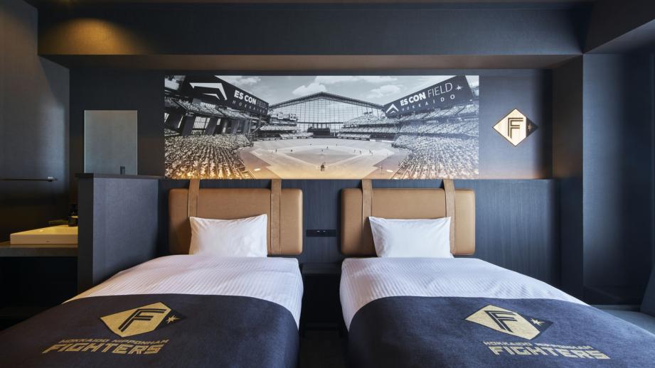 「エスコンフィールドHOKKAIDOホテル 北広島駅前」ファイターズフロアツイン＋1