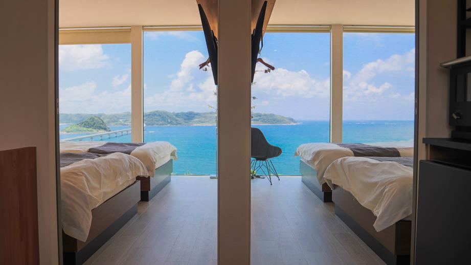 「Villa Mikuri Tsunoshima」寝室