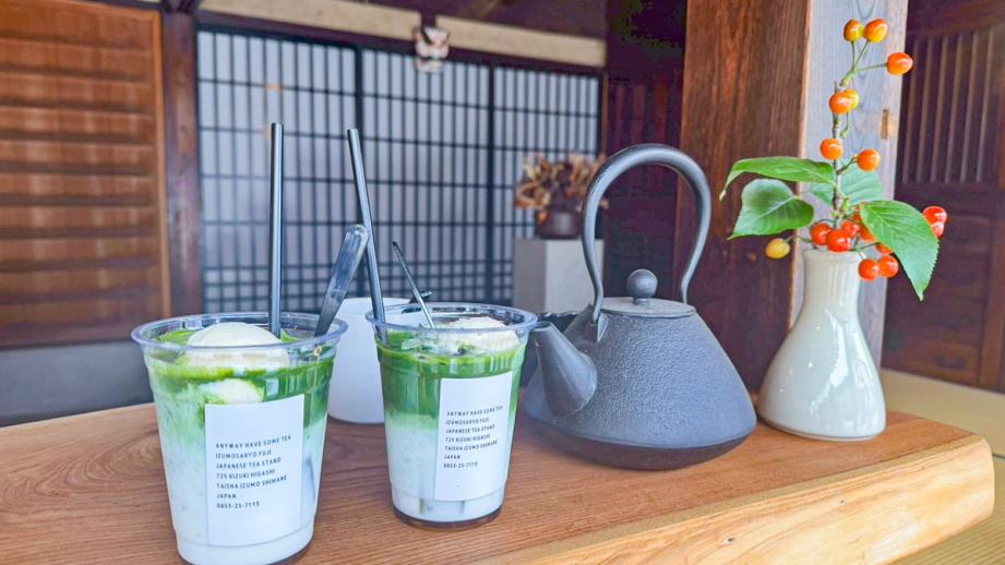 島根・出雲大社すぐ近くの日本茶テイクアウト専門店！注文を受けてから 1 つずつ丁寧に点てる抹茶が絶品
