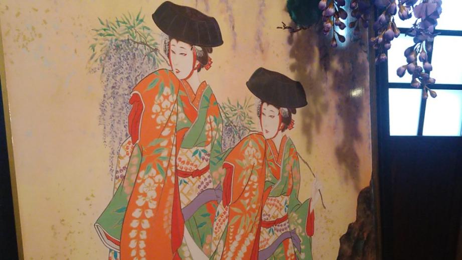 歌舞伎絵「二人藤娘」