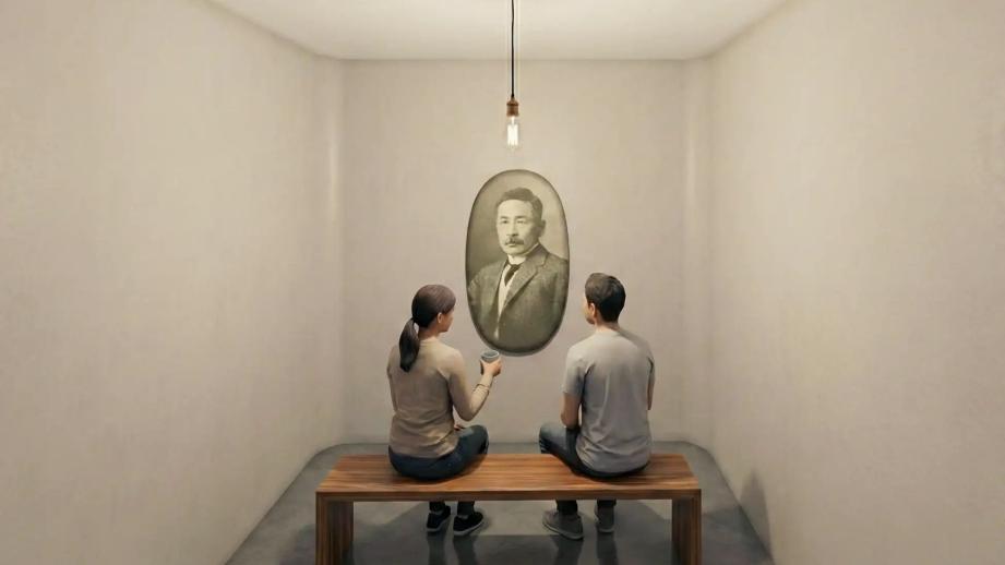 「夏目パージアム」AI体験