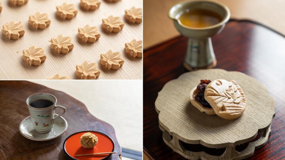 職人が目の前でつくる和菓子のコースがいただける、ならまちの「萬御菓子誂處 樫舎」