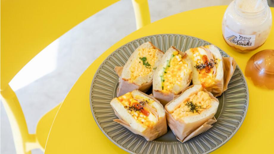 京都のたまごサンド専門店「NINUKI」で、バリエーション豊かなたまごの魅力を堪能♪