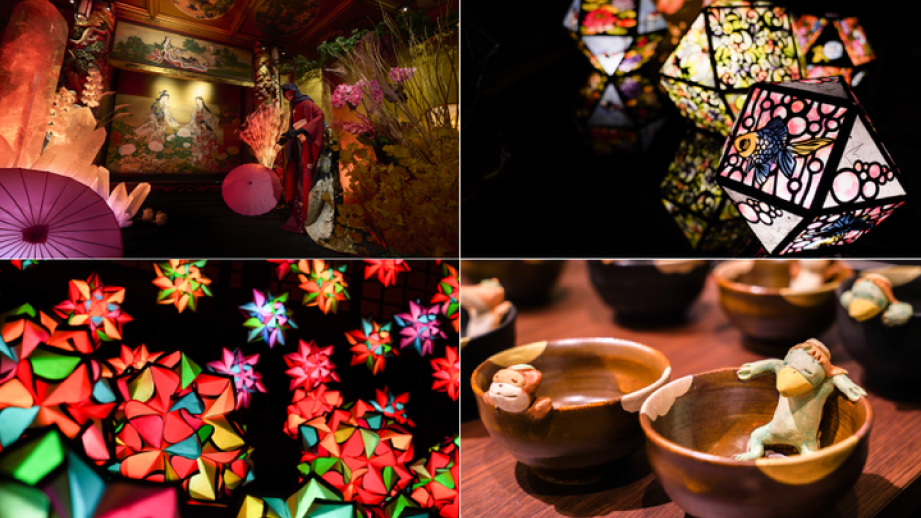 涼を誘う"あやかし"の世界へ。ホテル雅叙園東京「和のあかり×百段階段2023～極彩色の百鬼夜行～」