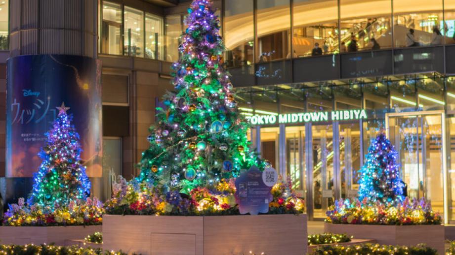 ディズニー映画『ウィッシュ』とコラボしたイルミネーションが東京ミッドタウン日比谷に登場！HIBIYA Magic Time 2023