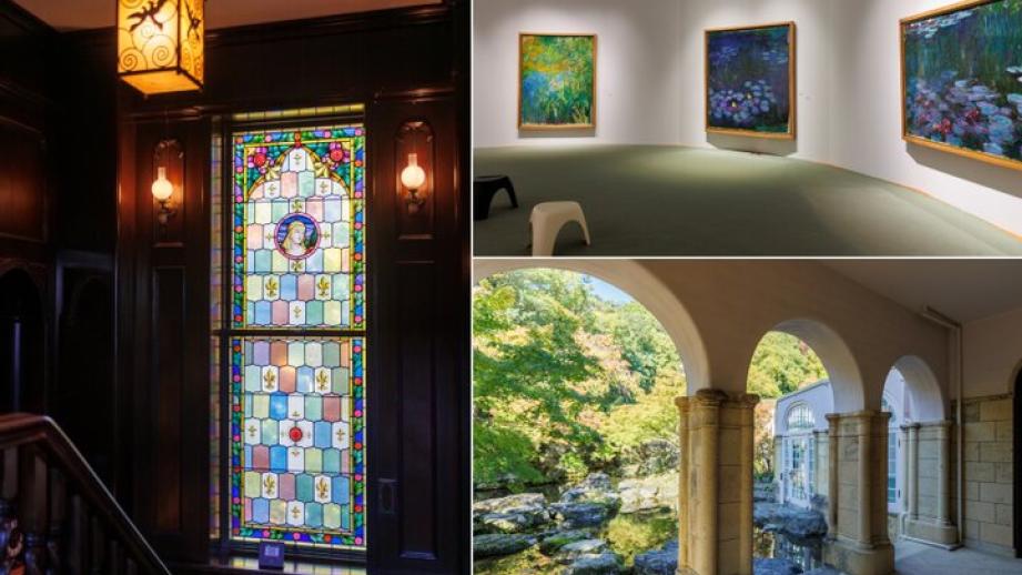 モネの《睡蓮》や眺望抜群のカフェも♪ 森に包まれた京都のクラシカルなミュージアムへ