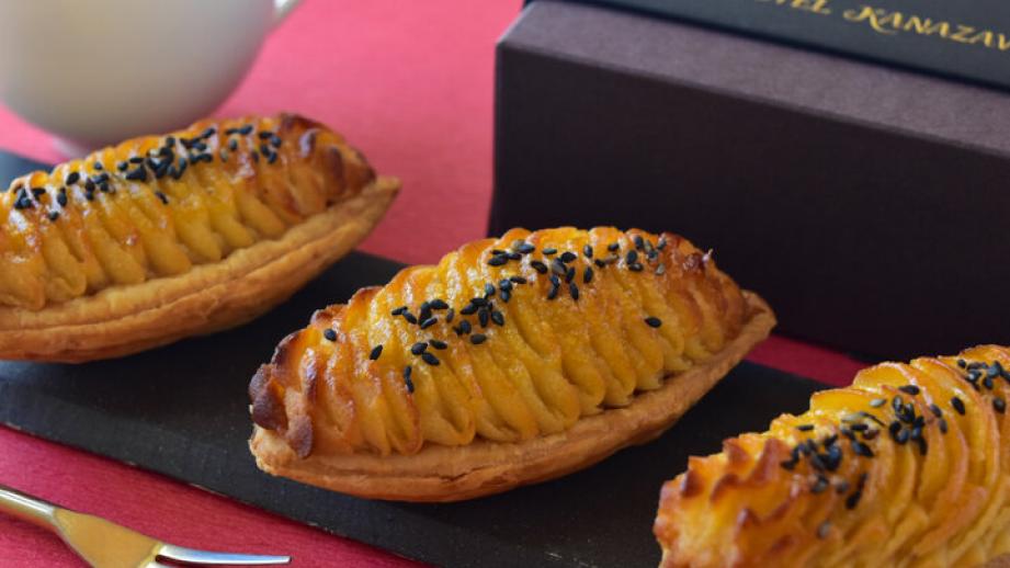 加賀のさつまいも・五郎島金時を使った「ホテル金沢」の秋冬限定スイートポテト