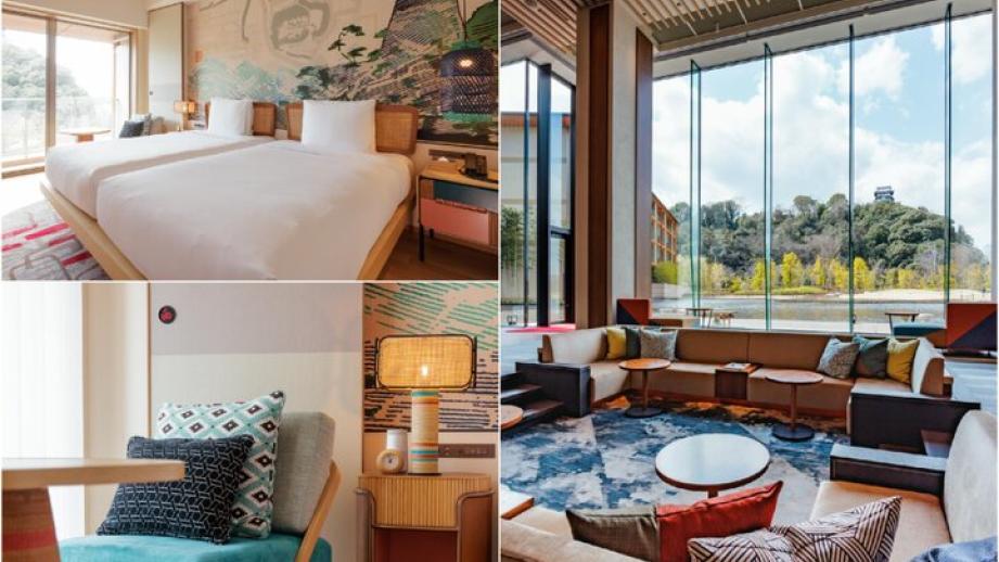 ビビッドなアートで愛知・犬山のストーリーを伝える「ホテルインディゴ犬山有楽苑」