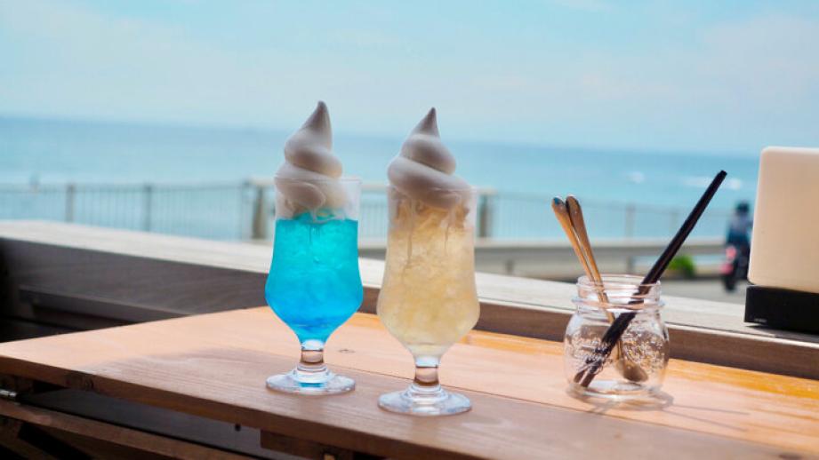 鎌倉さんぽ途中に♪ 稲村ヶ崎温泉併設の足湯カフェ「Ninai」でのんびり時間