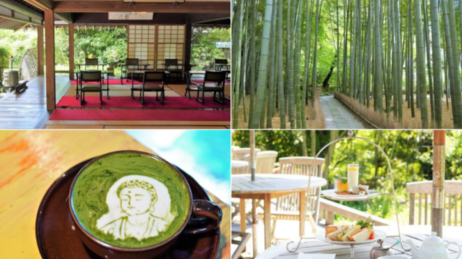 新緑の鎌倉へ。幻想的な竹の庭や洋館のテラスでアフタヌーンティーを楽しむ二階堂さんぽ