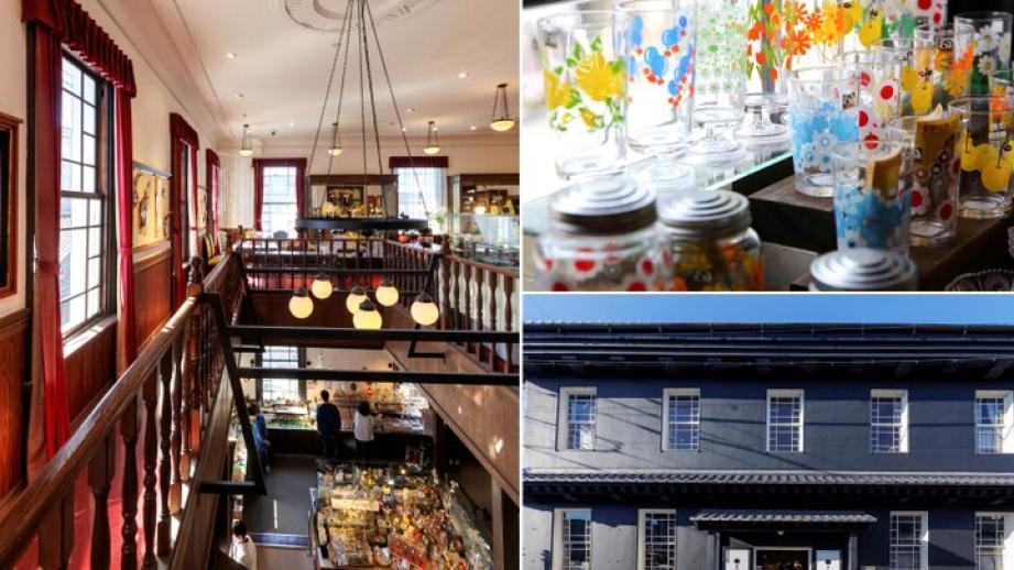 ガラスがきらめく滋賀・長浜のシンボル、元銀行を再生した「黒壁ガラス館」へ