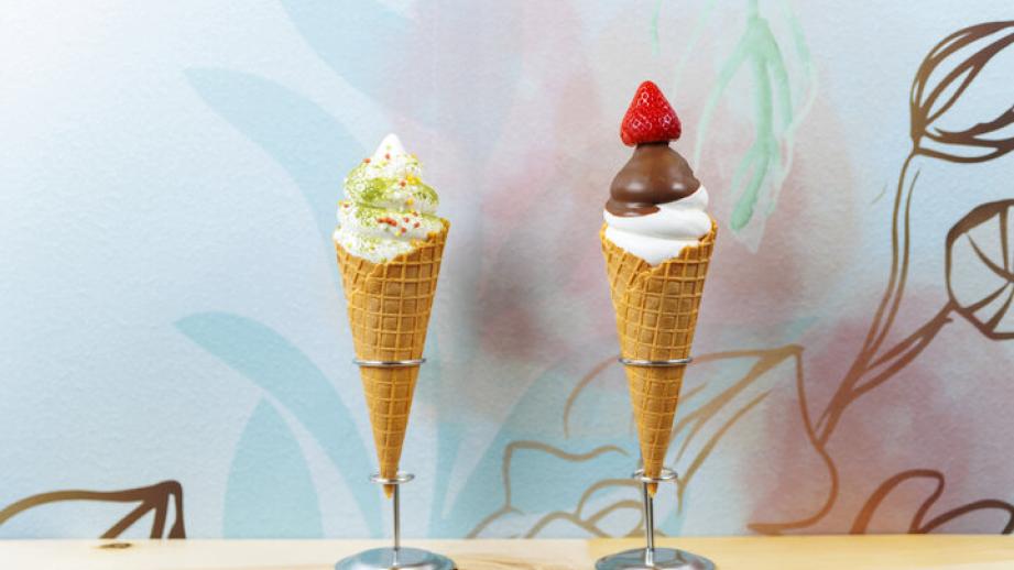 暑い季節のアイスブレイク♪散策のお供にぴったりな奈良公園内にあるエアソフトクリーム＆パフェの店「AIR ICE H」