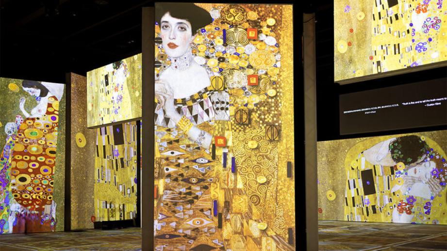 黄金に包まれる特別な時間「クリムト・アライブ 東京展」をレポート